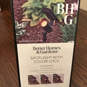 Better Homes And Gardens Black Spotlight with Color Lock